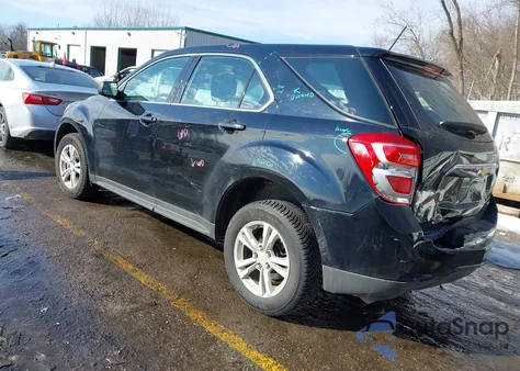 2016 Chevrolet Equinox Ls из США, поврежденный, VIN 2GNFLEEK0G6224001